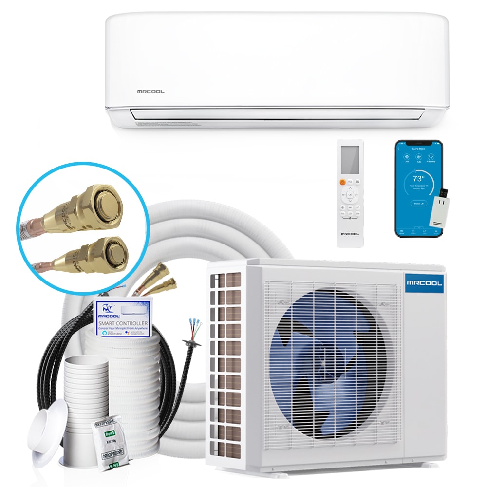 MRCOOL DIY 4th gen ENERGY STAR Single Zone 23000-BTU 20.5 SEER Ductless  Mini Split Air Conditioner Heat Pump Included with 25-ft Line Set 230-Volt  in the Ductless Mini Splits department at