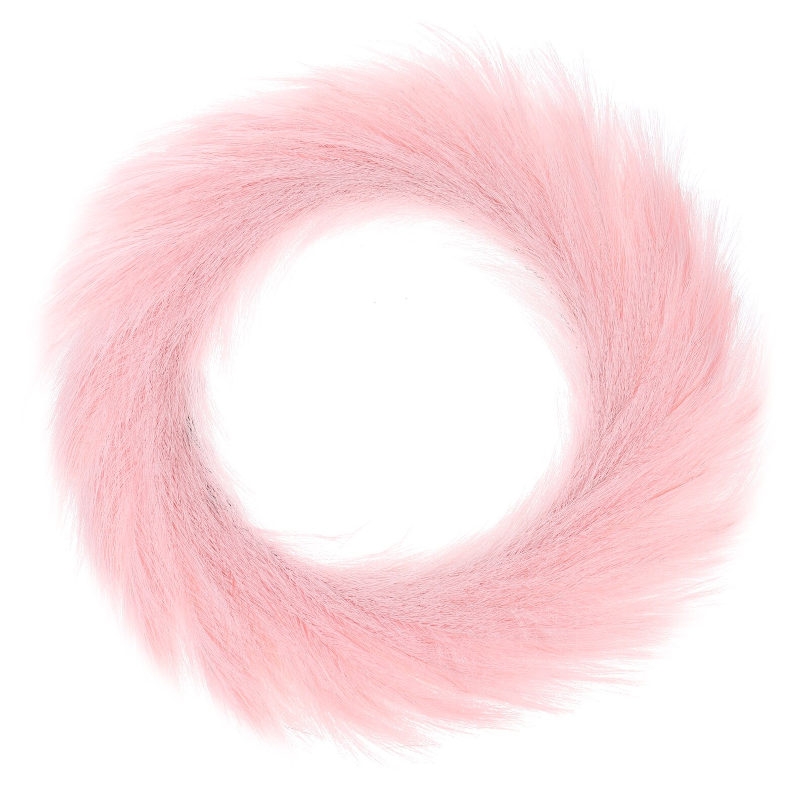 Unique Bargains Pampas Grass Wreath Light Pink 22 Inch Faux Pampas Wreath for Front Door Artificial Pampas Wreath for Farmhouse Wall Decor