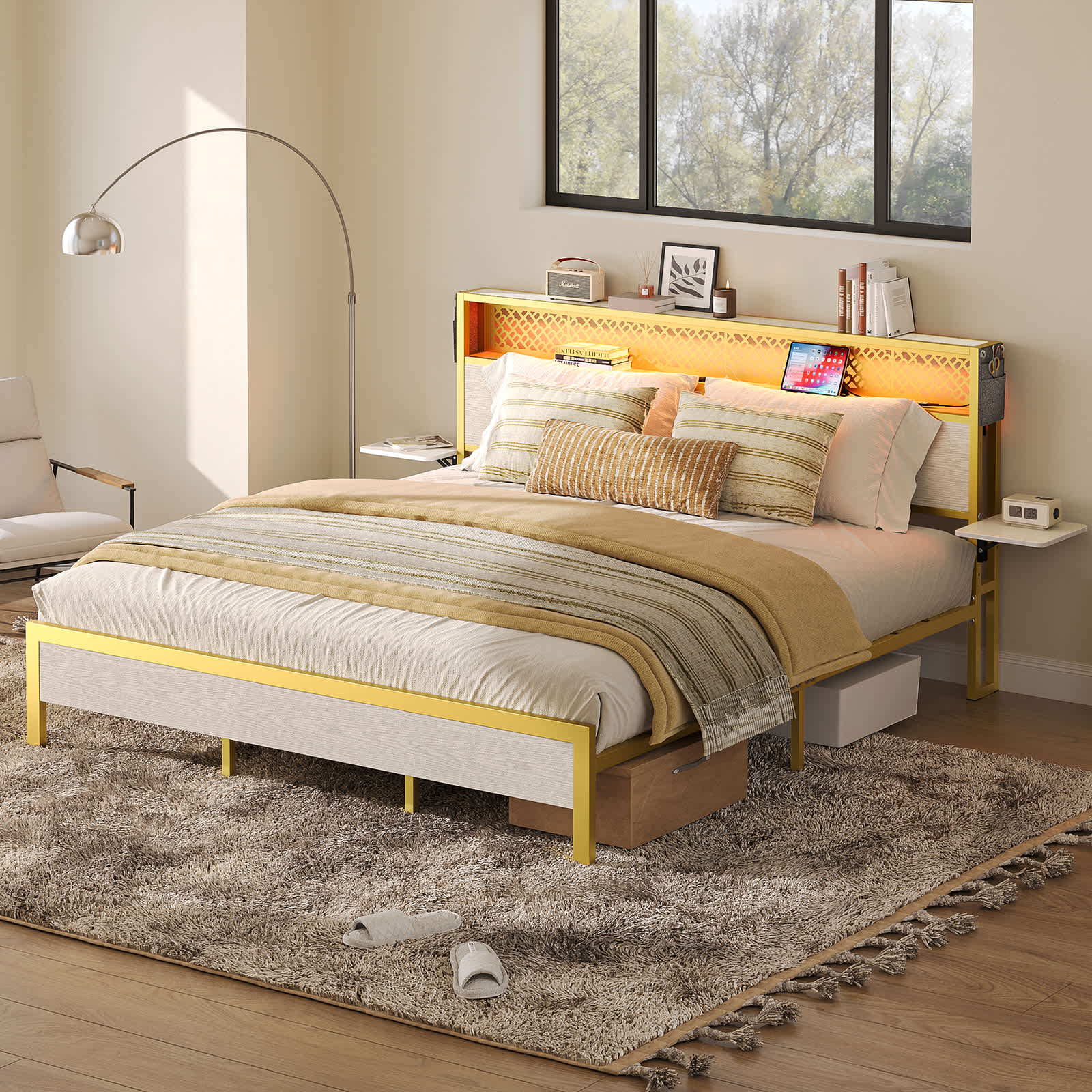 Bestier LOW-B701198SUS-WOAK beds - View #3