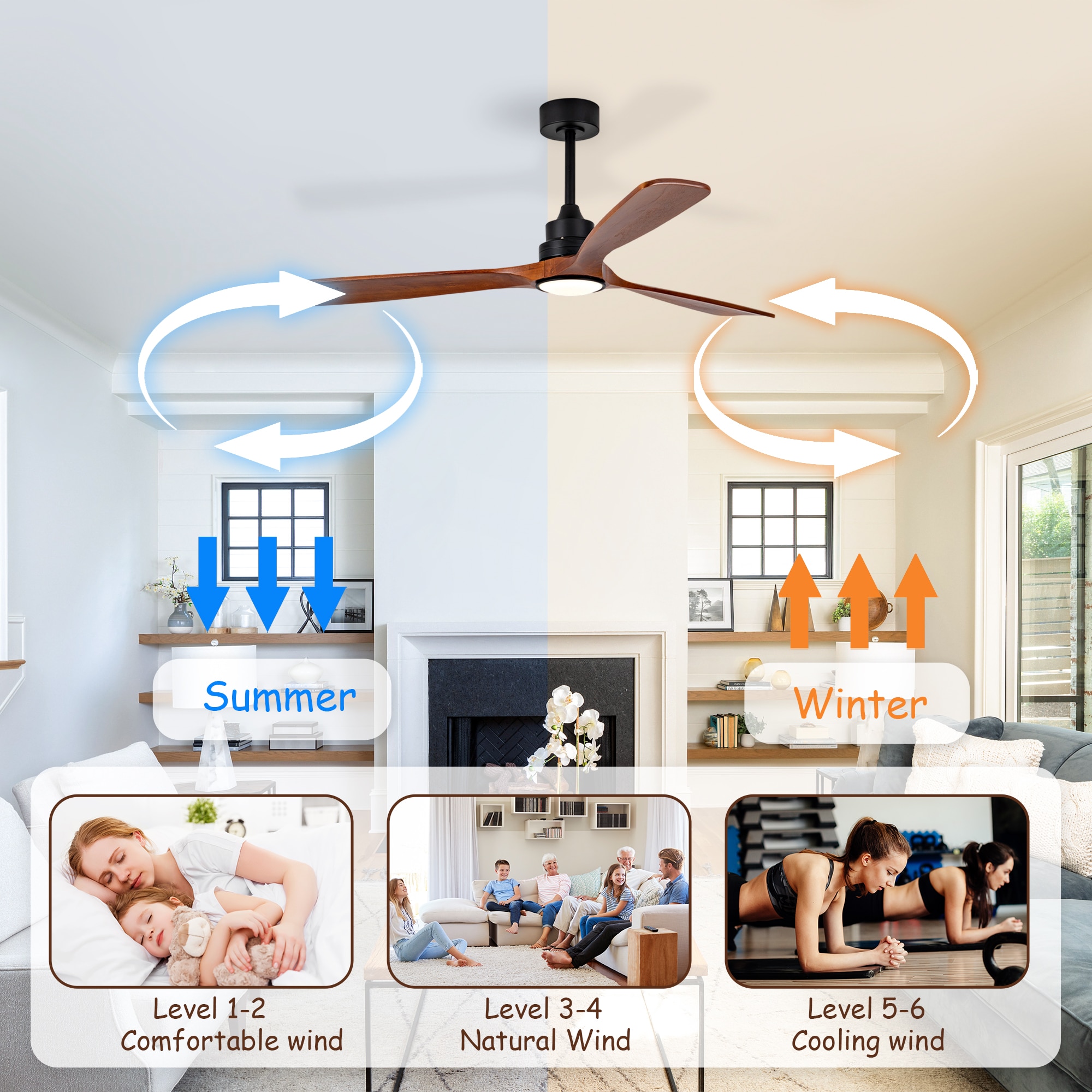 Shinevoy ZSP334807 Ceiling-Fans - View #4