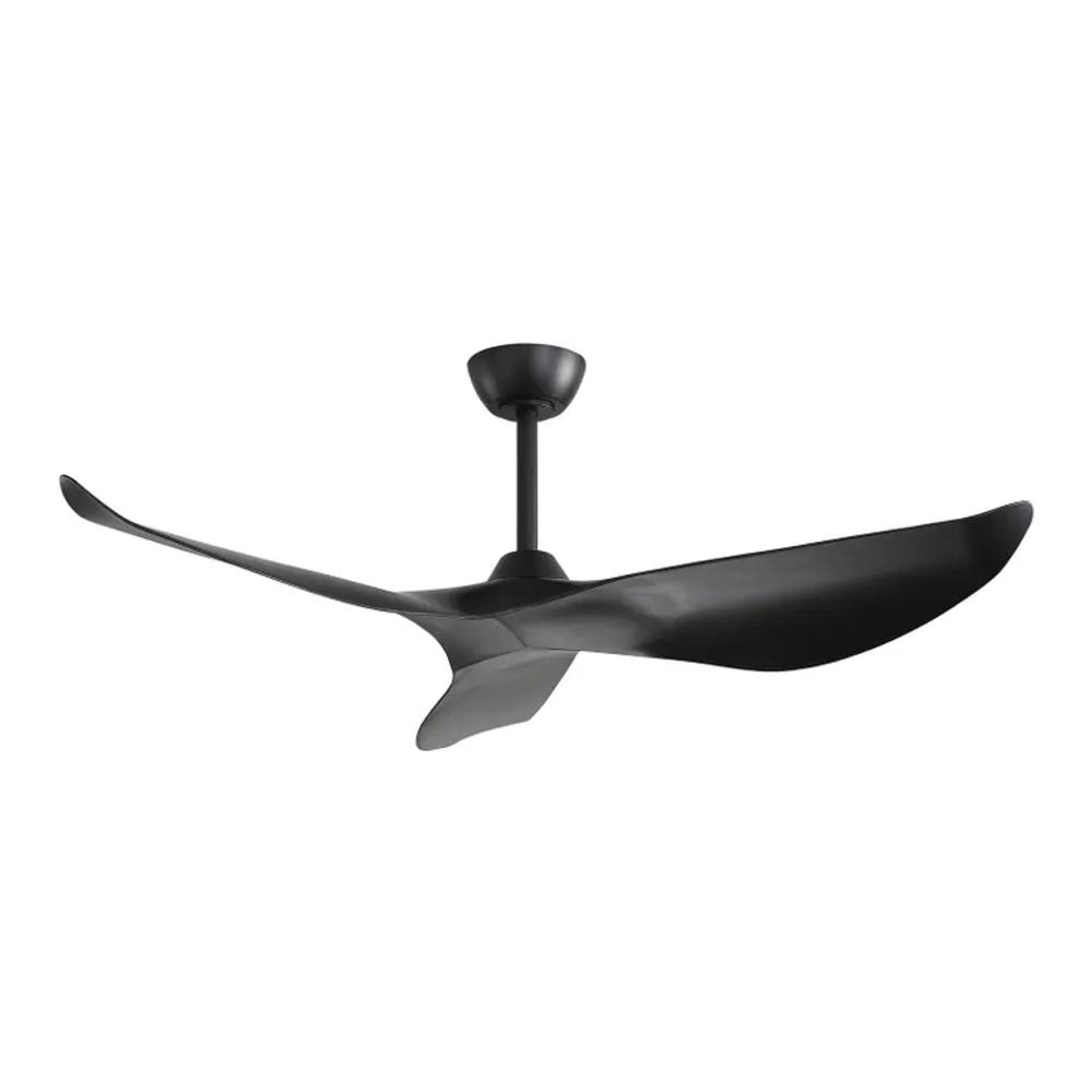 Bayfeve BFKS-267-CF Adjustable Speed 52-in Outdoor Black with Black ABS Blades Ceiling Fan and Remote ( 3 -Blade )