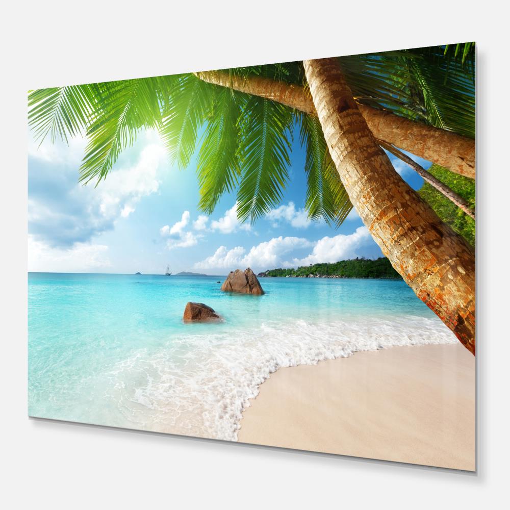 Designart 30-in H x 40-in W Coastal Metal Print at Lowes.com