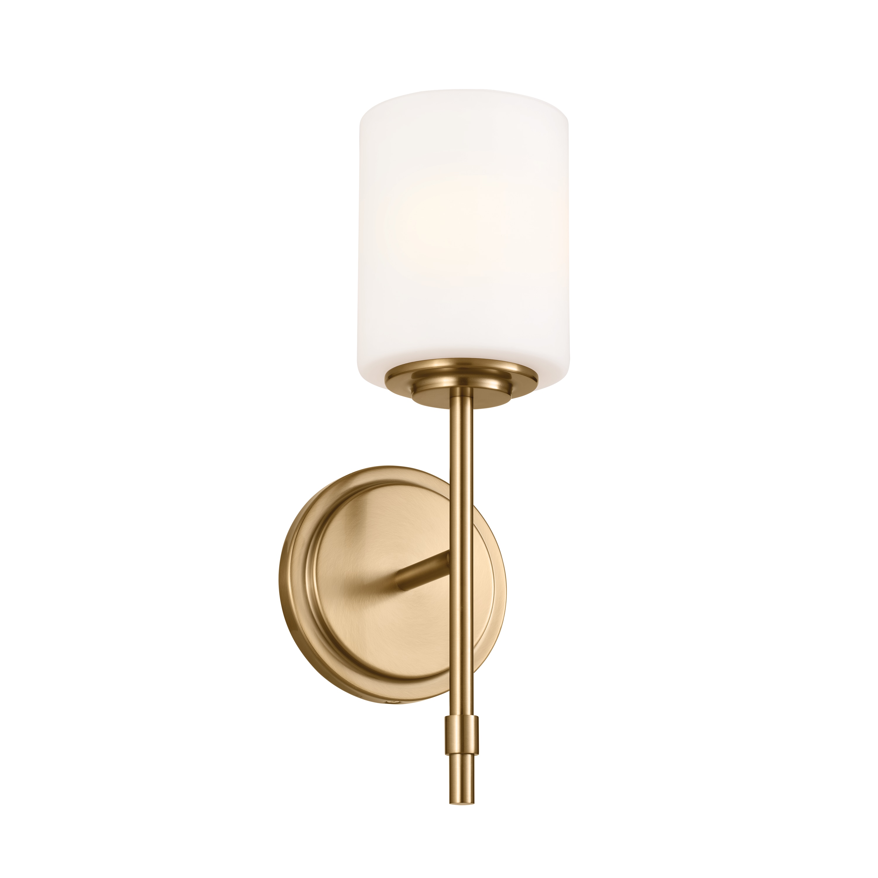 Kichler 55140BNB Ali 5.25-in 1 -Light Brushed Gold Traditional Vanity light
