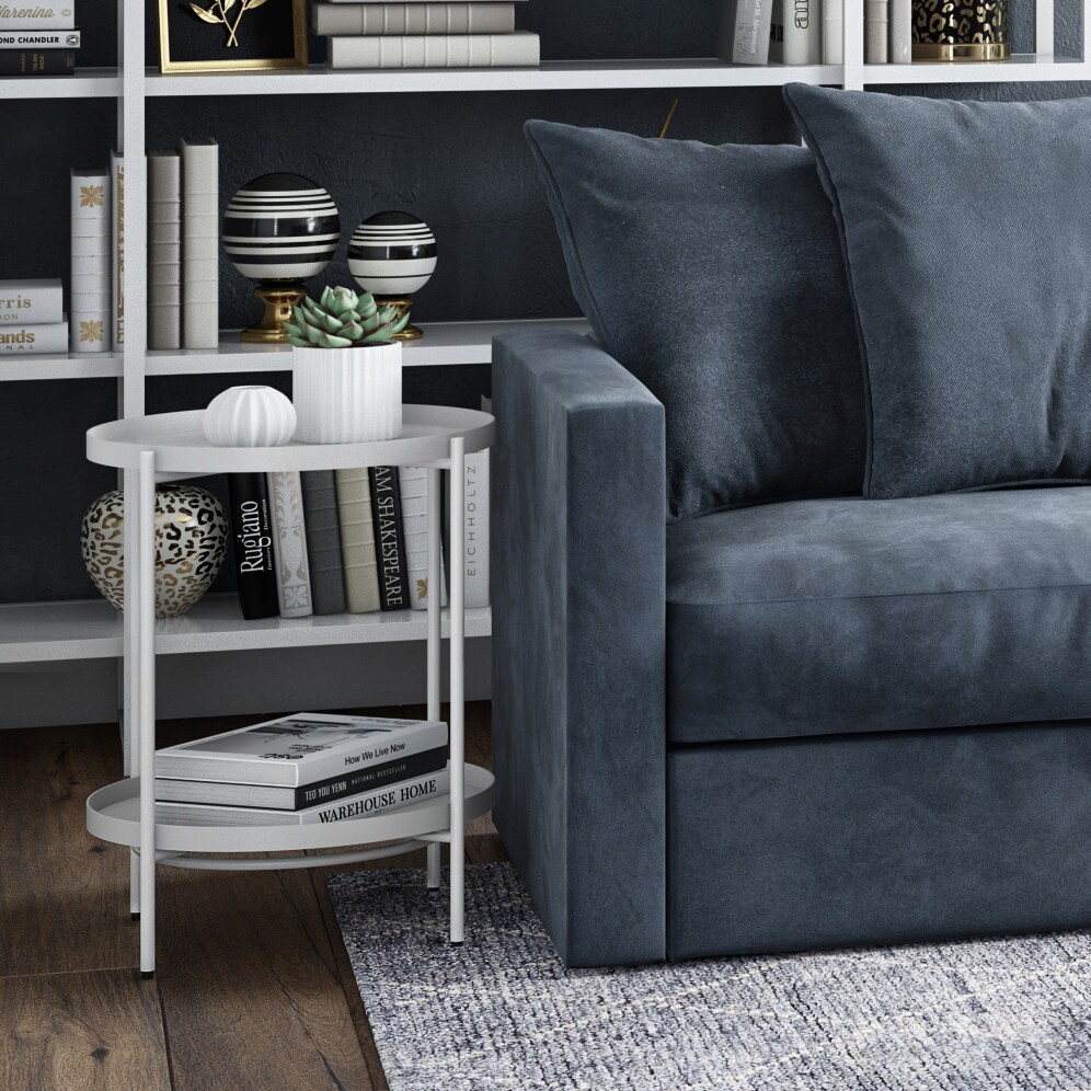 Simpli Home AXCMNT-02-WH End-Tables - View #3