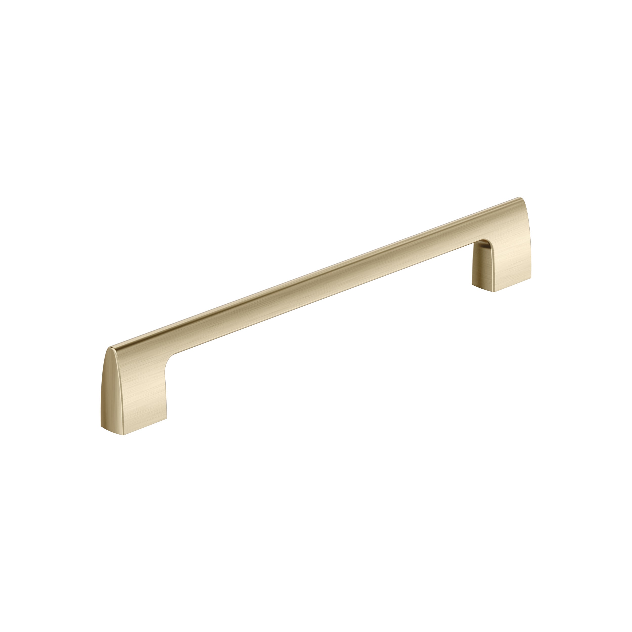 Amerock BP55489BBZ Riva 8-13/16-in , 224mm Center to Center Golden Champagne Arch Bar