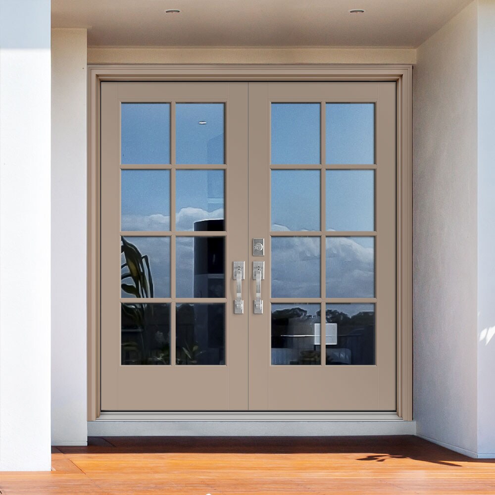 Masonite Performance Door System 60-in x 80-in x 4-9/16-in Fiberglass ...