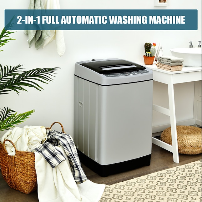 GZMR Washing Machine 1.5-cu ft High Efficiency Portable Impeller Top ...