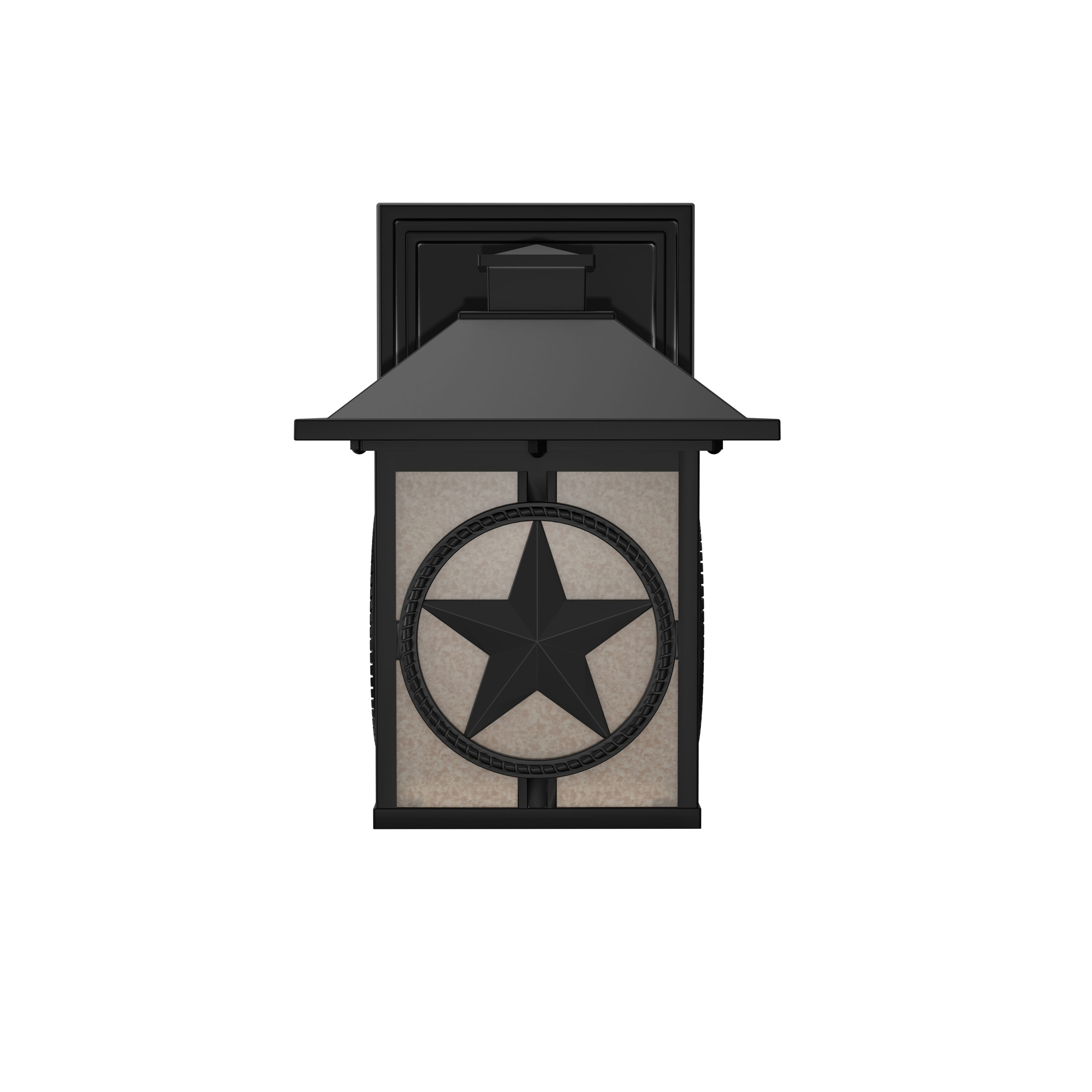 allen + roth WL129MBK Outdoor-Wall-Lighting - View #3