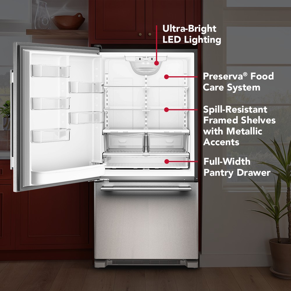 KitchenAid KRBL133SPS Bottom-Freezer-Refrigerators - View #9