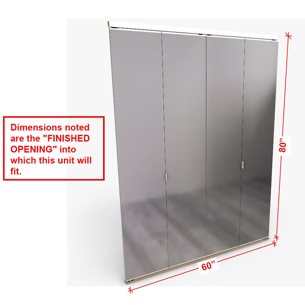 Custom Door & Mirror BP344-6080W Bifold-Sliding-Closet-Doors - View #5