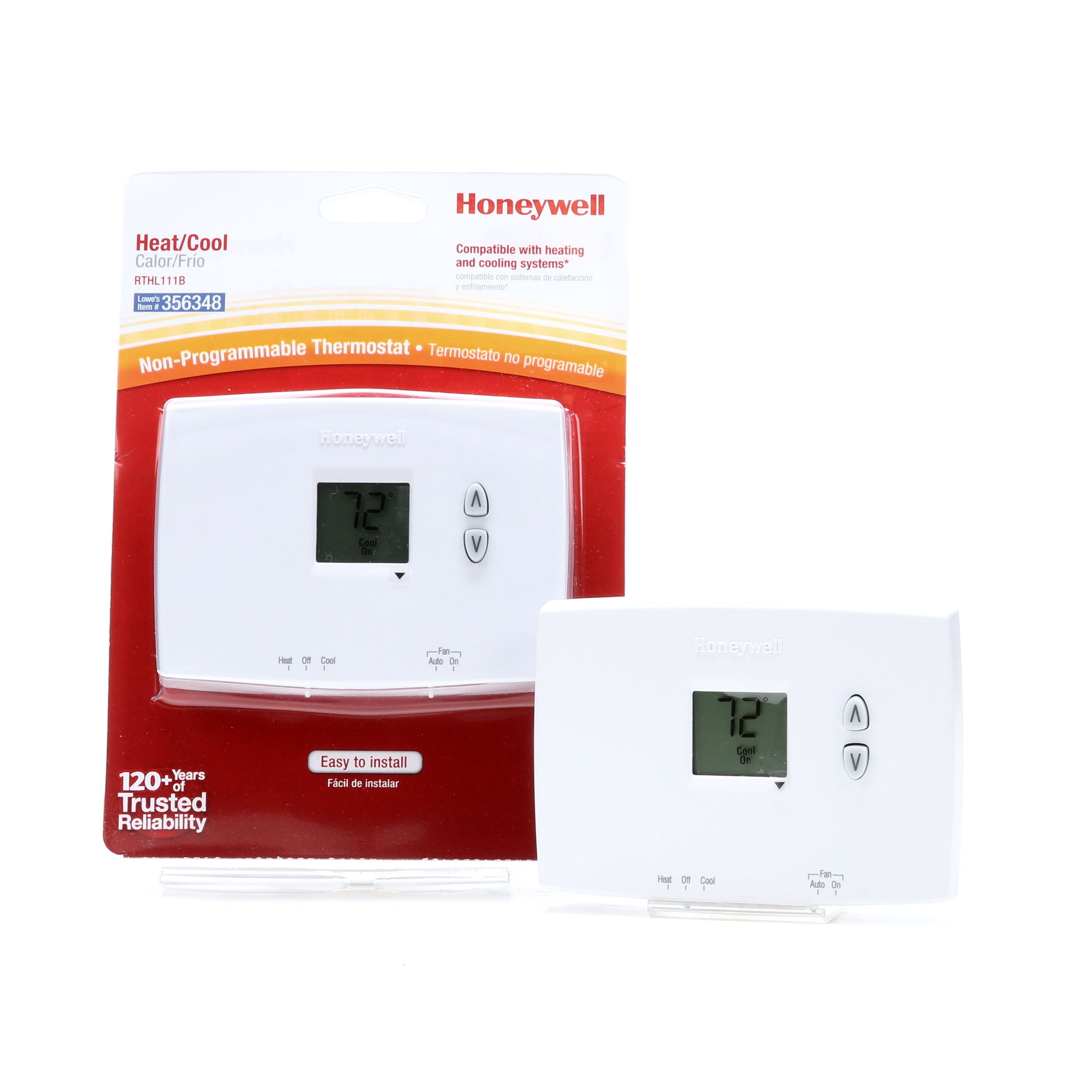 Honeywell RTH111B1016/E1 Digital Non-Programmable Thermostat 