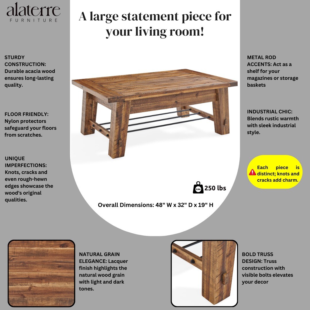 Alaterre Furniture ANDU1274 Coffee-Tables - View #6