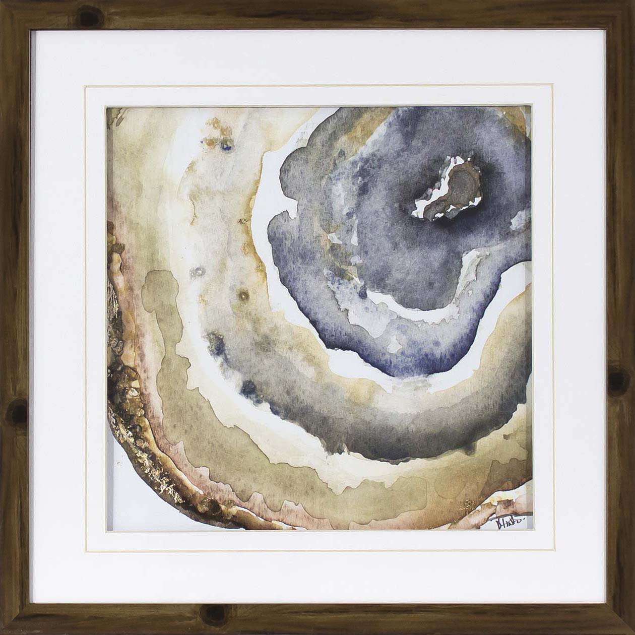  1603-8020LOW Framed 24-in H x 24-in W Abstract Print