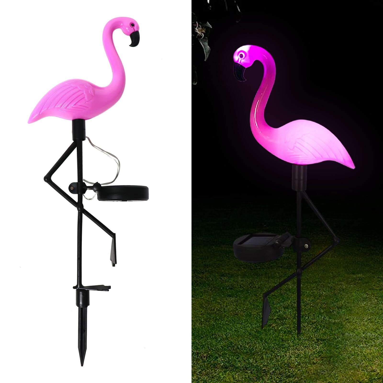 Harbor Breeze Flamingo 0.16-Watt Pink Solar LED Outdoor Path Light