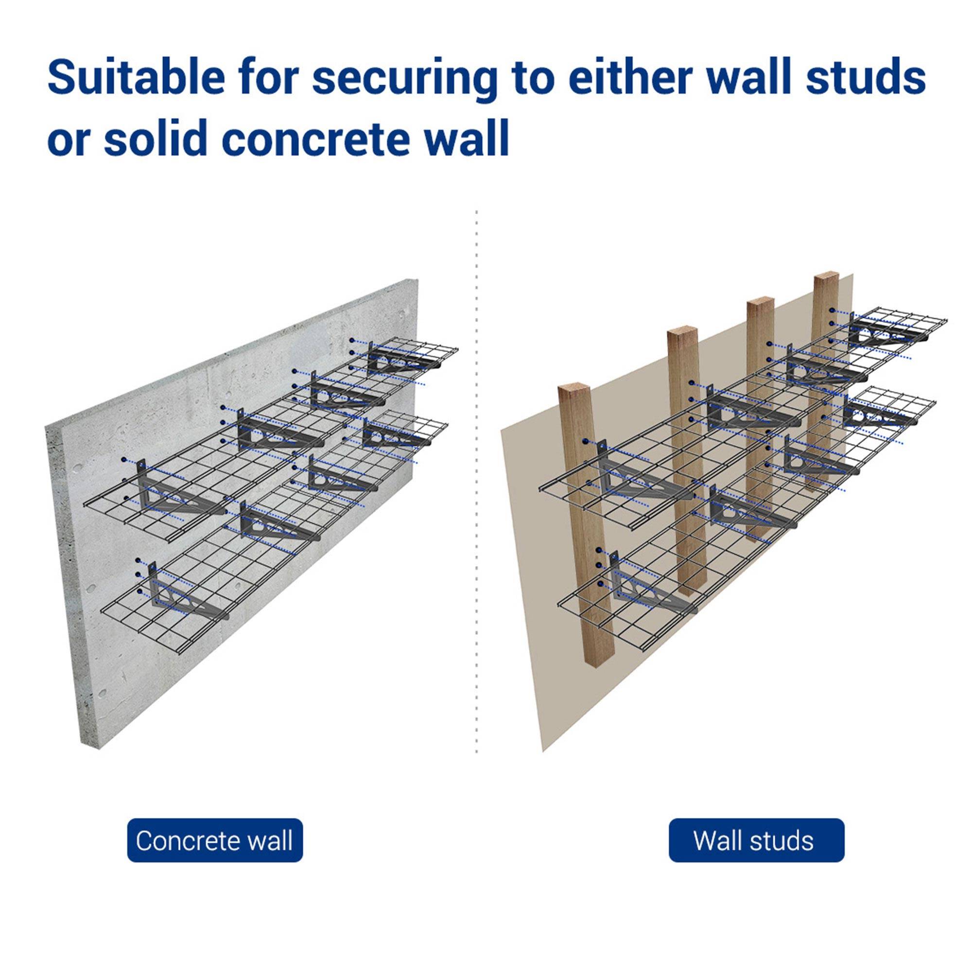 Fleximounts WR16B-E Wall-Mounted-Shelving - View #6