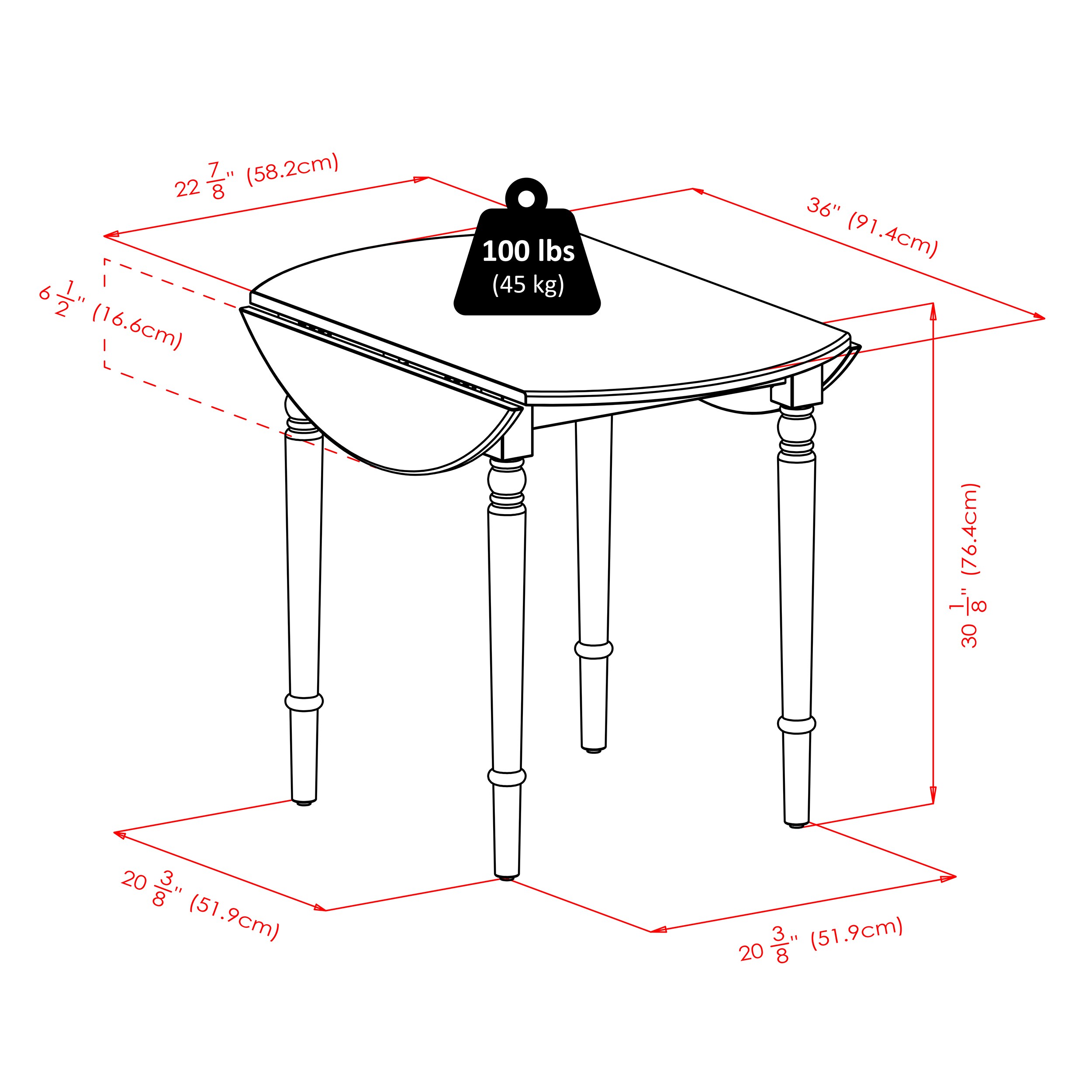 Winsome Wood 53036 Dining-Tables - View #10