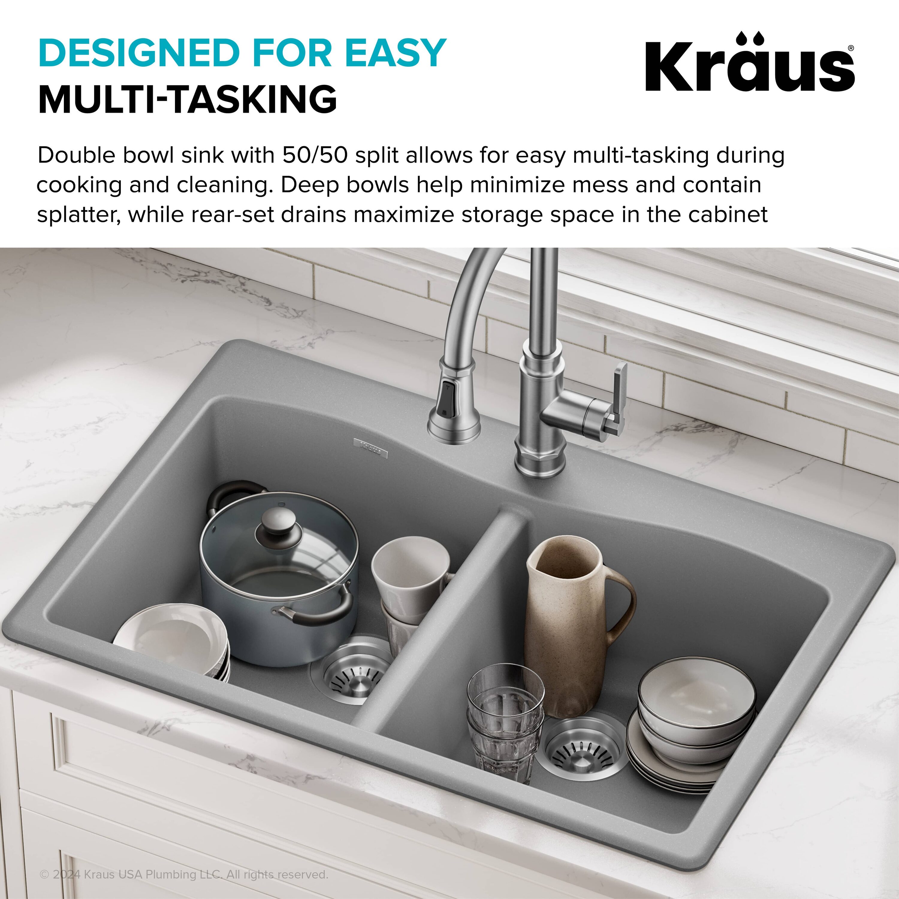 Kraus KGD-52GREY Kitchen-Sinks - View #9
