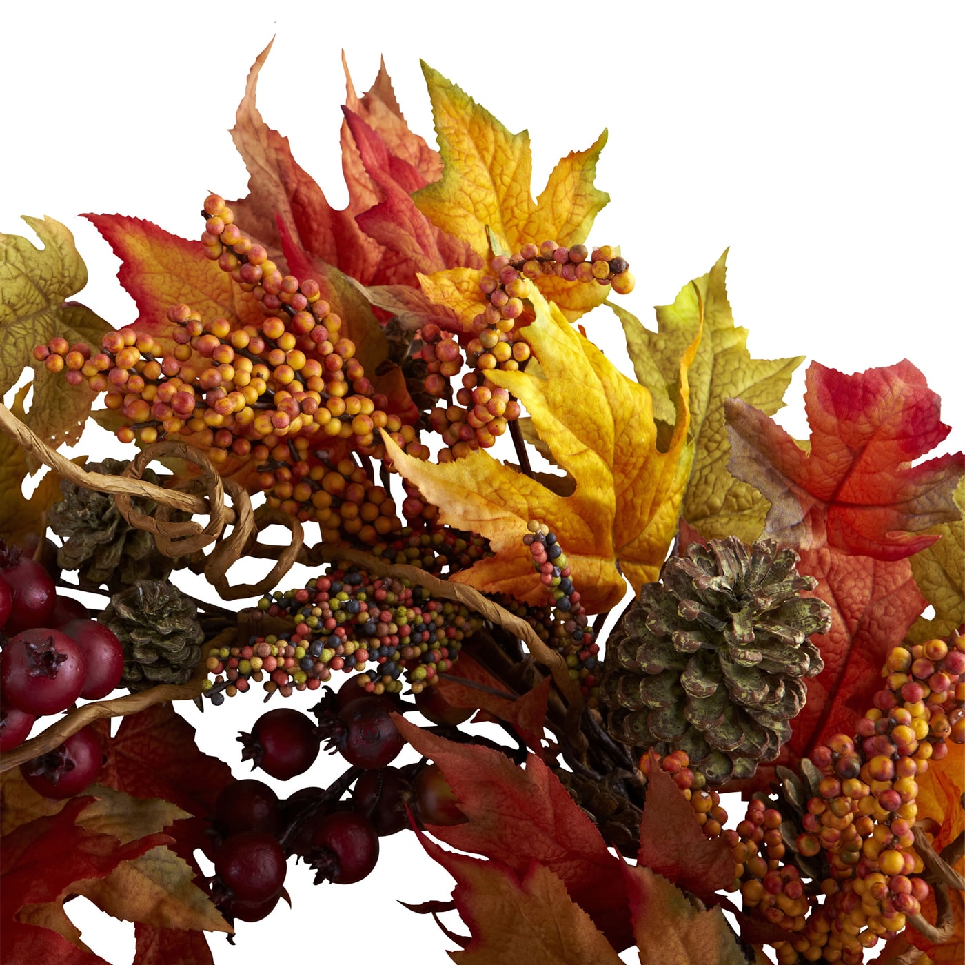 Nearly Natural 4810 Artificial-Thanksgiving-Wreaths - View #3