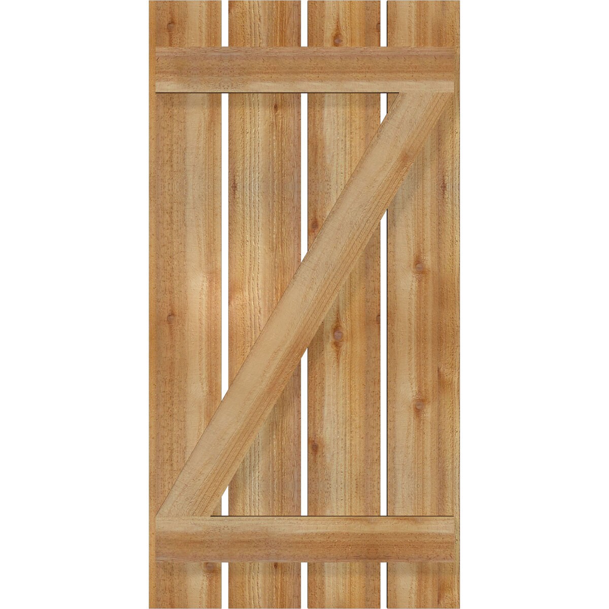 Ekena Millwork RBS06Z23X045RWR Exterior-Shutters - View #5