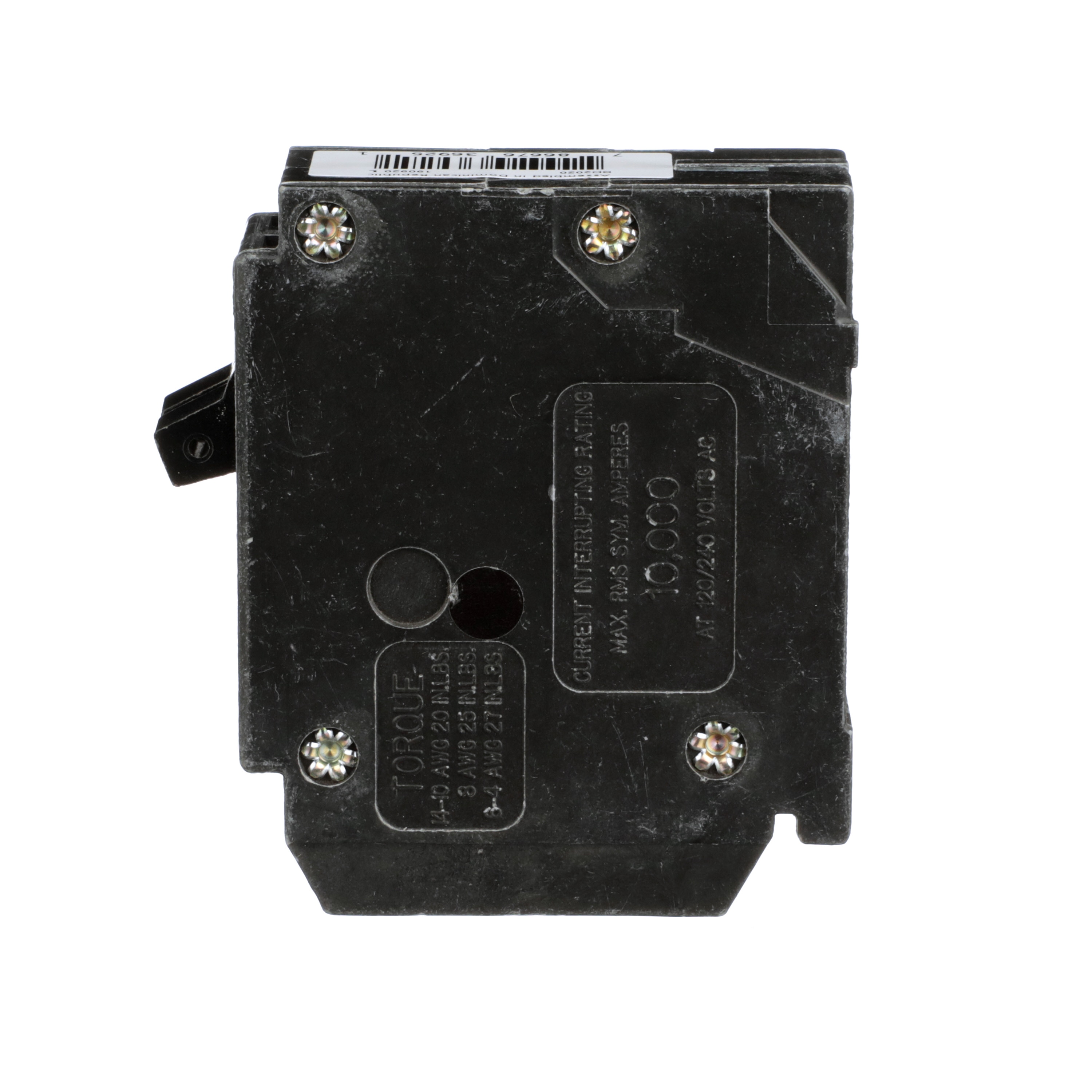 Eaton Type BR 20-amp 2-Pole Tandem Circuit Breaker In The Circuit ...