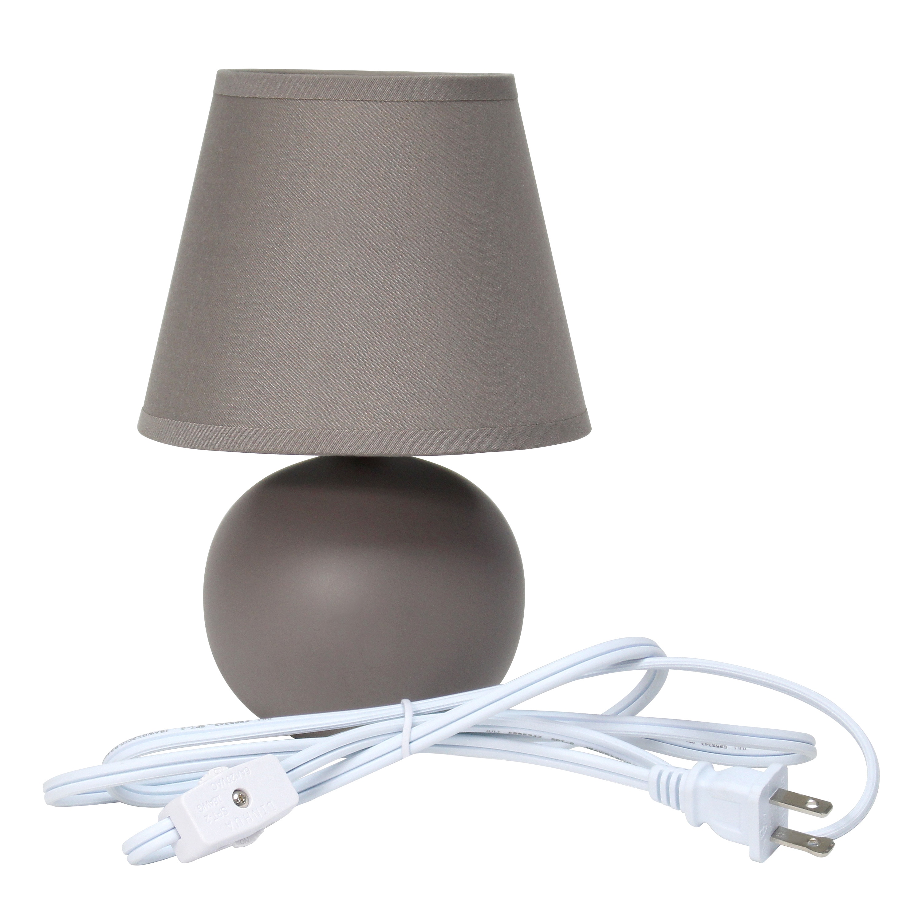 Simple Designs LT2008-GRY-LB Table-Lamps - View #9