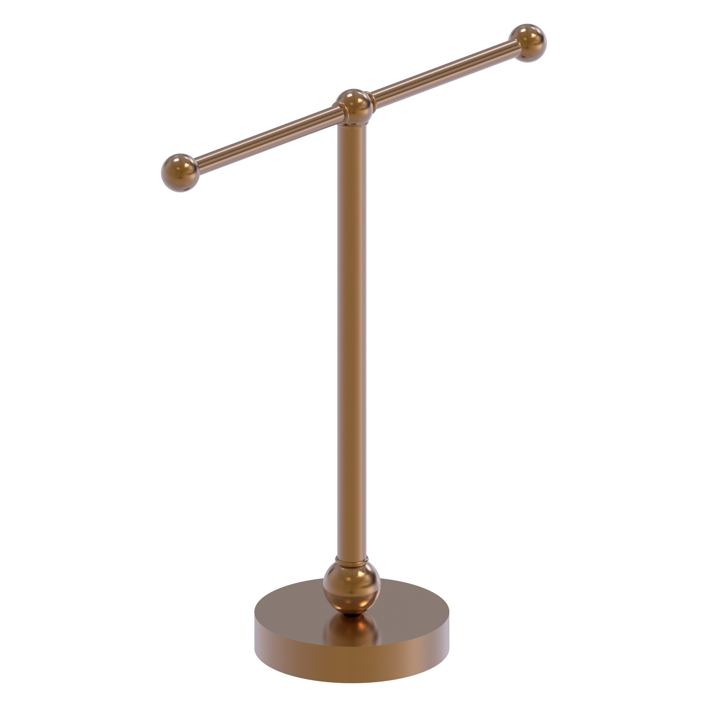 Allied Brass Brushed Bronze Freestanding Towel Rack at Lowes.com