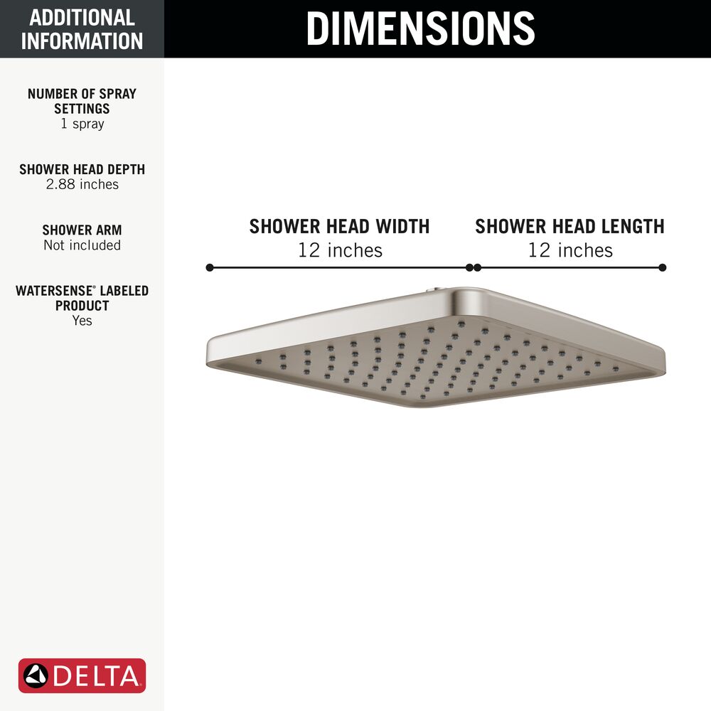 Delta 52214-SS-PR Fixed-Showerhead - View #3