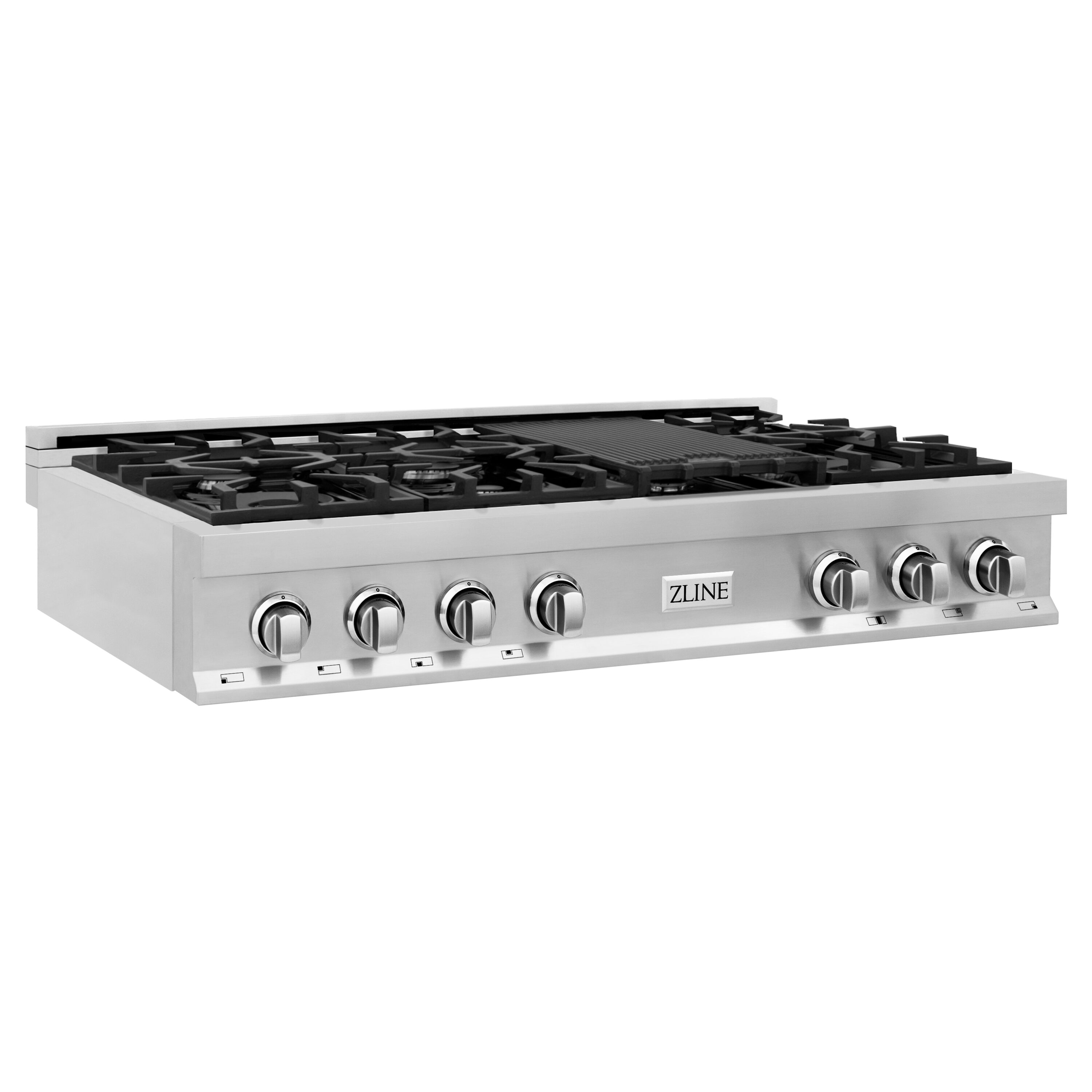 ZLINE KITCHEN & BATH RT48 Professional 48-in 7 burners Stainless steel Gas Cooktop