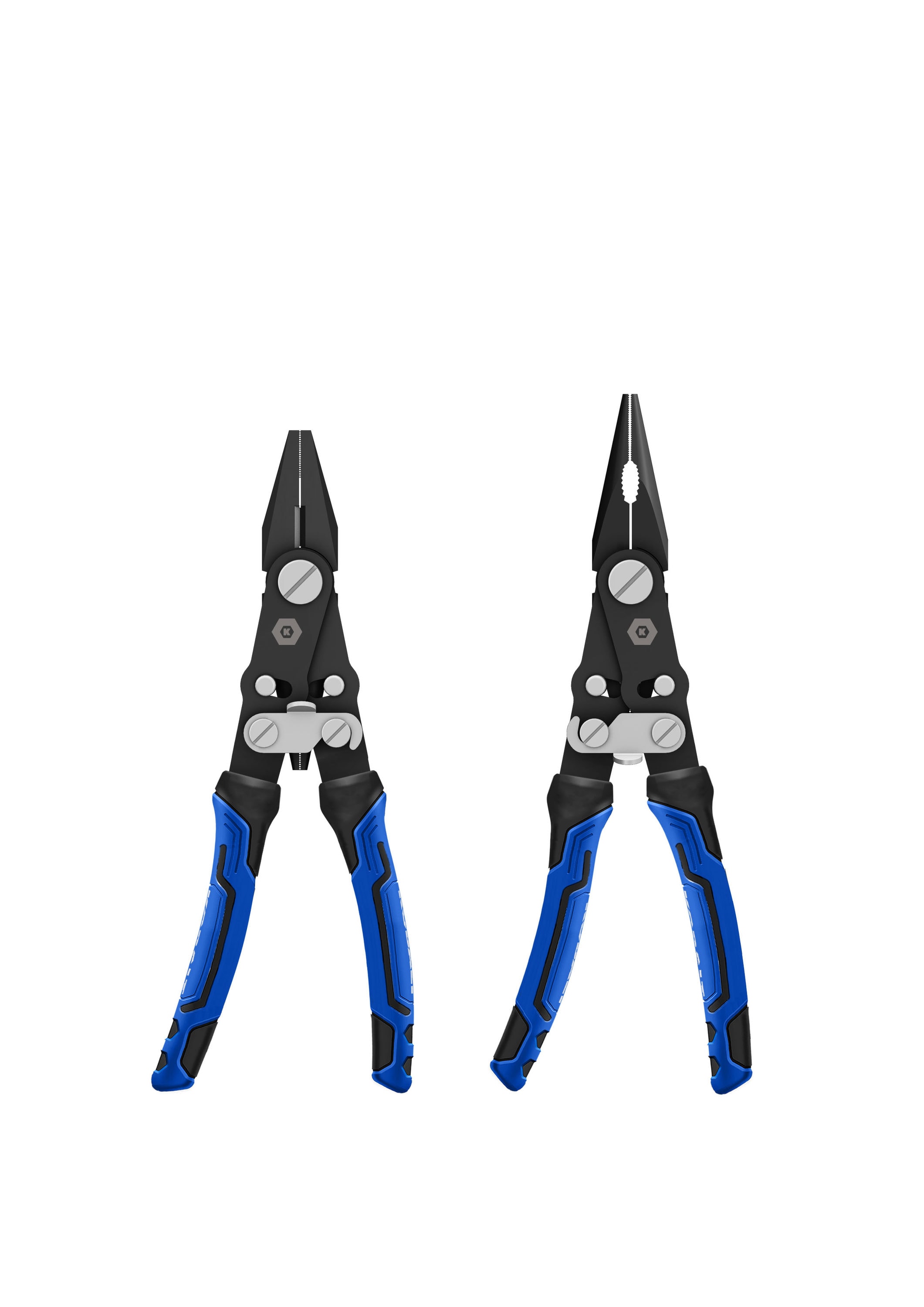 5.5 Inch Flat Nose Pliers, 5 Inch Duckbill Pliers and 5 Inch Smooth Jaw  Pliers Bundle for Opening Closing Jump Ring