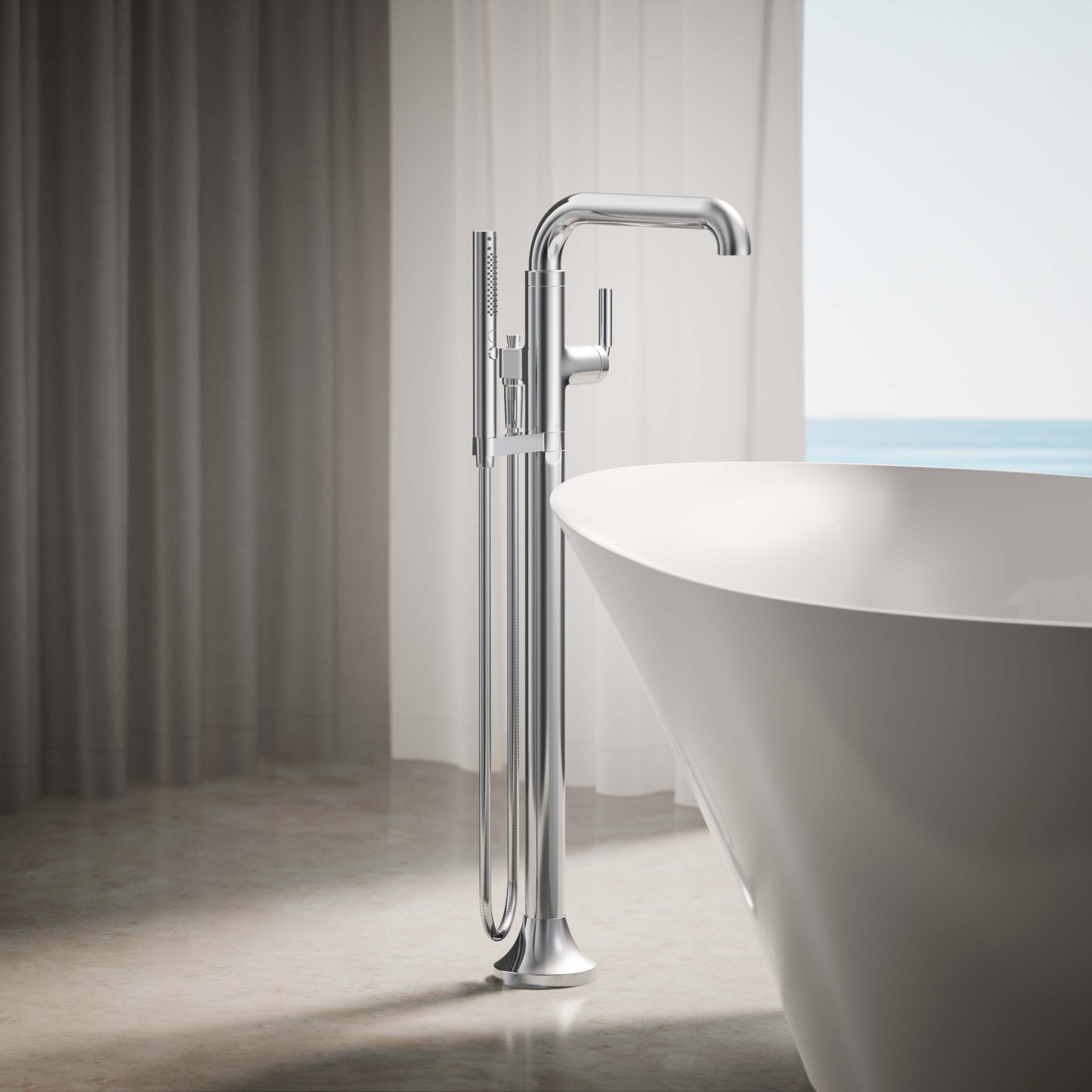 KOHLER T27424-4-CP Roman-Tub-Faucets - View #2