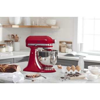 Politibetjent enhed forhindre KitchenAid 5-Quart 10-Speed Empire Red Residential Stand Mixer in the Stand  Mixers department at Lowes.com