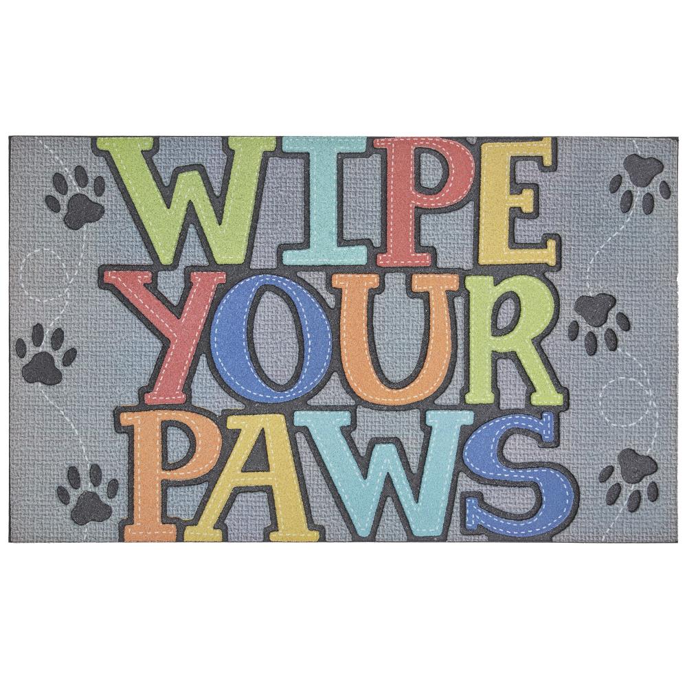 Mohawk Home 4839 18303 018030 18-in x 30-in Multiple colors/finishes Recycled rubber Non-Slip Grip Outdoor Decorative Door Mat