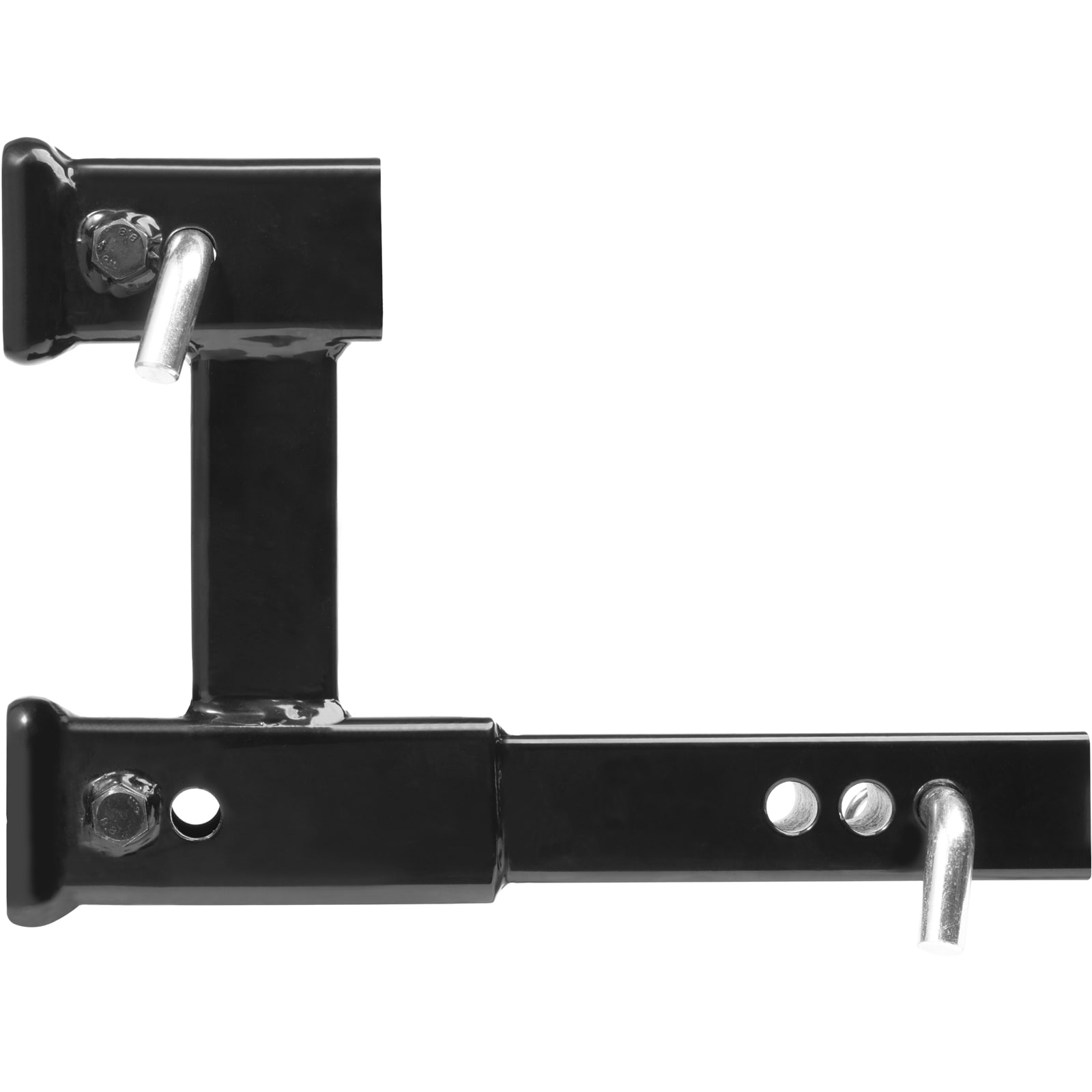 SVOPES Dual Hitch Extension. for 2inch Trailer Hitch Receiver. Adjustable Extender to 10inch Max Length. 7-1/2inch Rise/Drop. 4000 lbs Towing Capacity. Includes Hitch Pins. Bolt and Nut Kit #SVOPESTCYZSJG09013V0