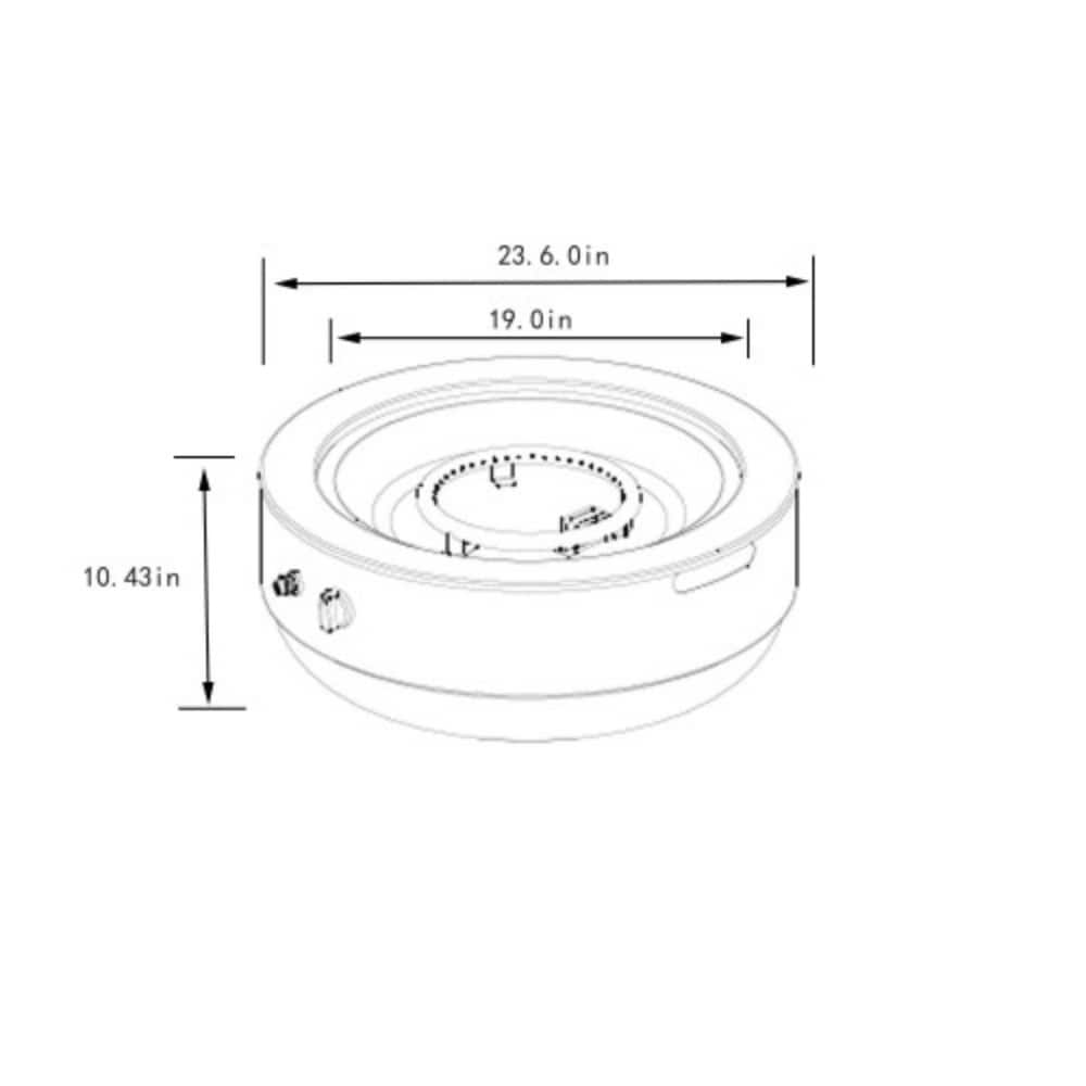 Poly furniture W853P193938 Outdoor-Gas-Firepits - View #11
