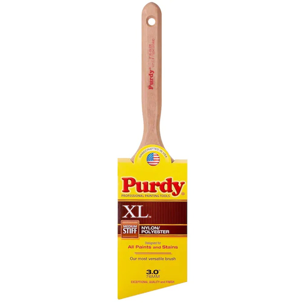 Purdy 820110 Glide 3-in Reusable Nylon - polyester blend Angle Trim brush