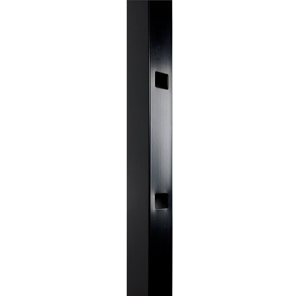 Fortress Building Products Athens 6-ft H x 2-in W Gloss Black Aluminum ...