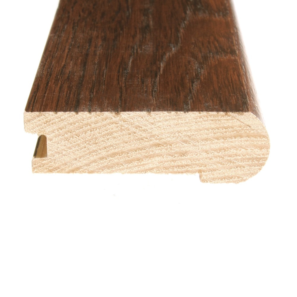 Flexco Solid Wood Stair Nose 2.75-in x 78-in Sable Prefinished Hickory Stair Nosing