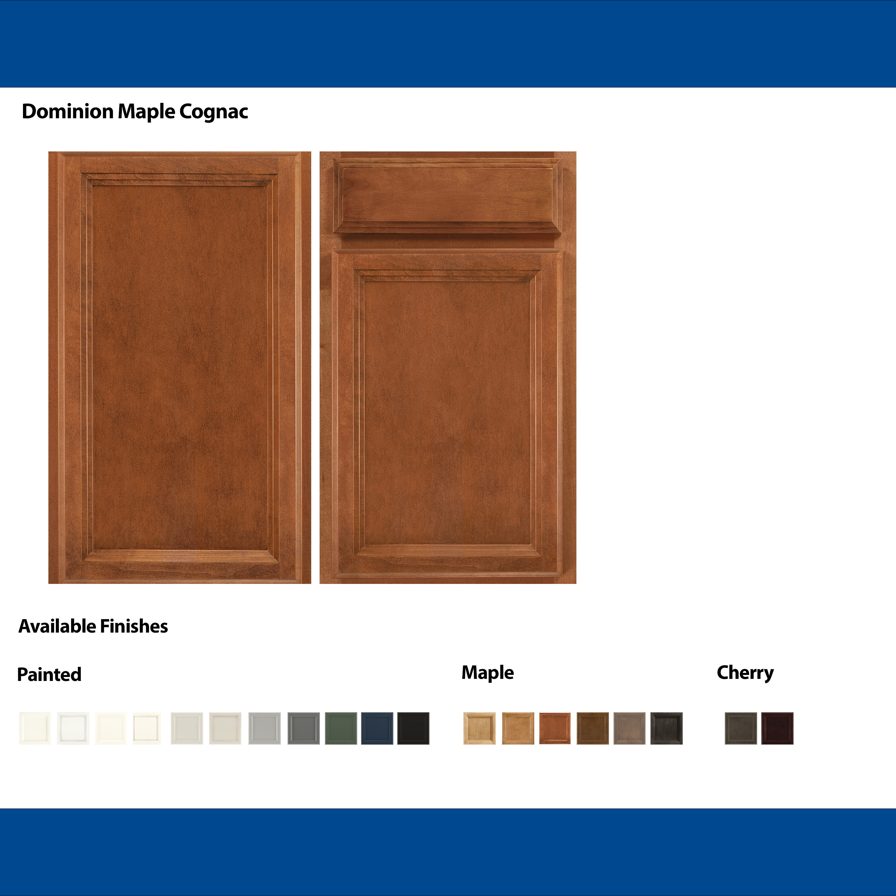 Shenandoah Dominion 12 875 In W X 13 In H Cognac Stained Maple Kitchen   62744175 