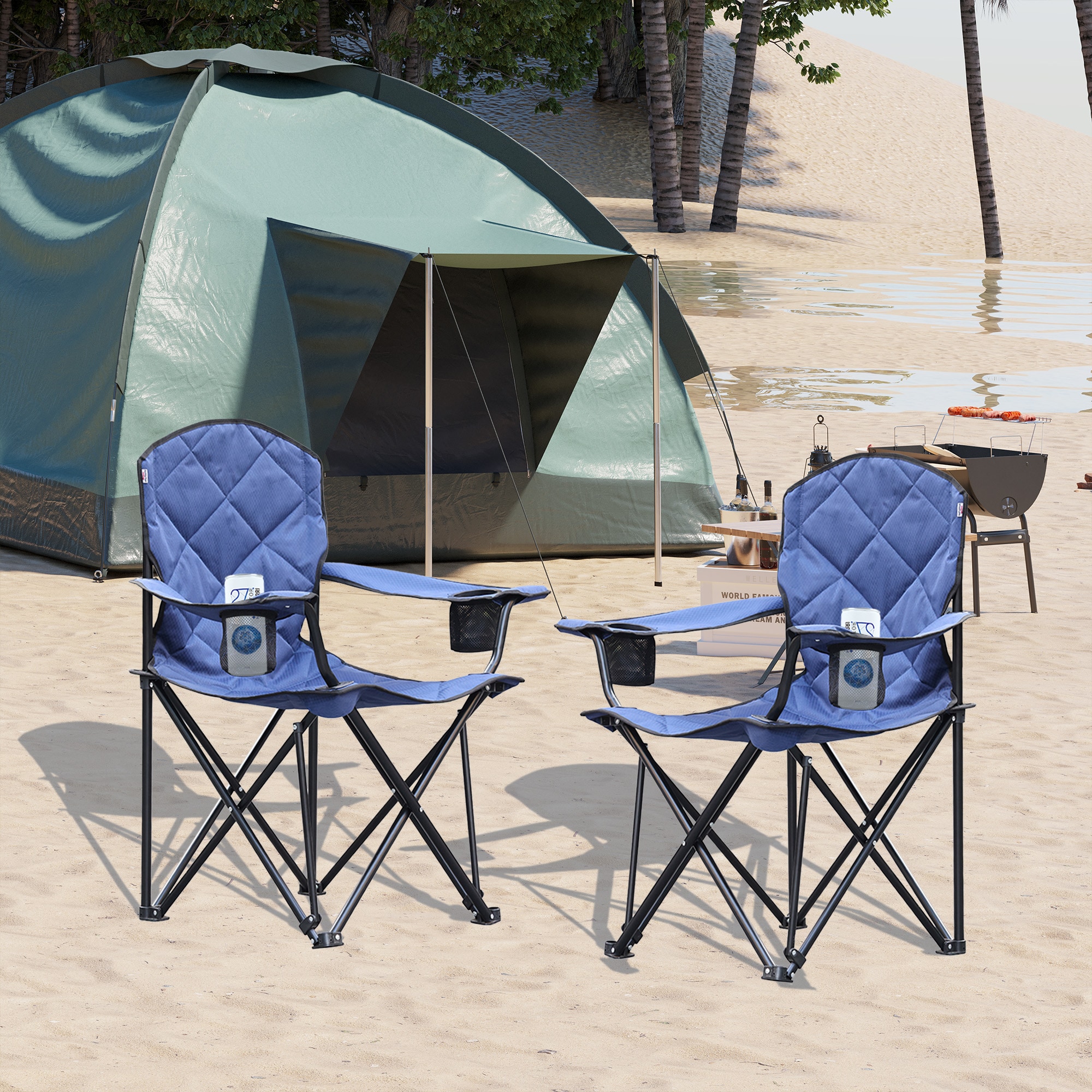 Clihome CL-P2AC2409XBU1 Beach-Camping-Chairs - View #2