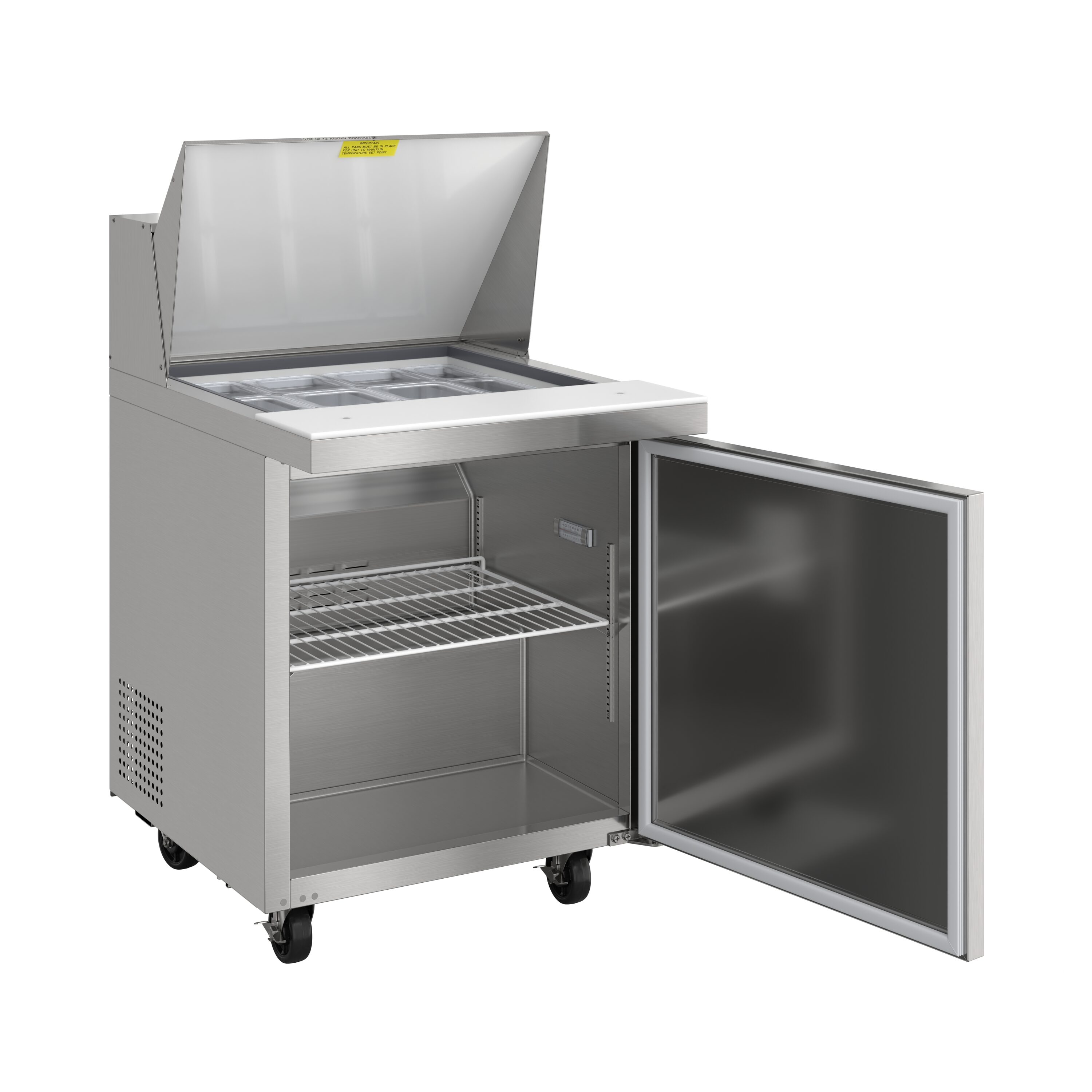KoolMore LOW-KM-MPTR27-1D Refrig-Prep-Tables - View #13