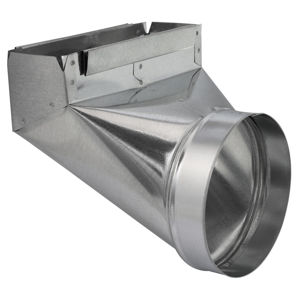 IMPERIAL 7-in Galvanized Steel 90 Degree Stack Duct Boot in the