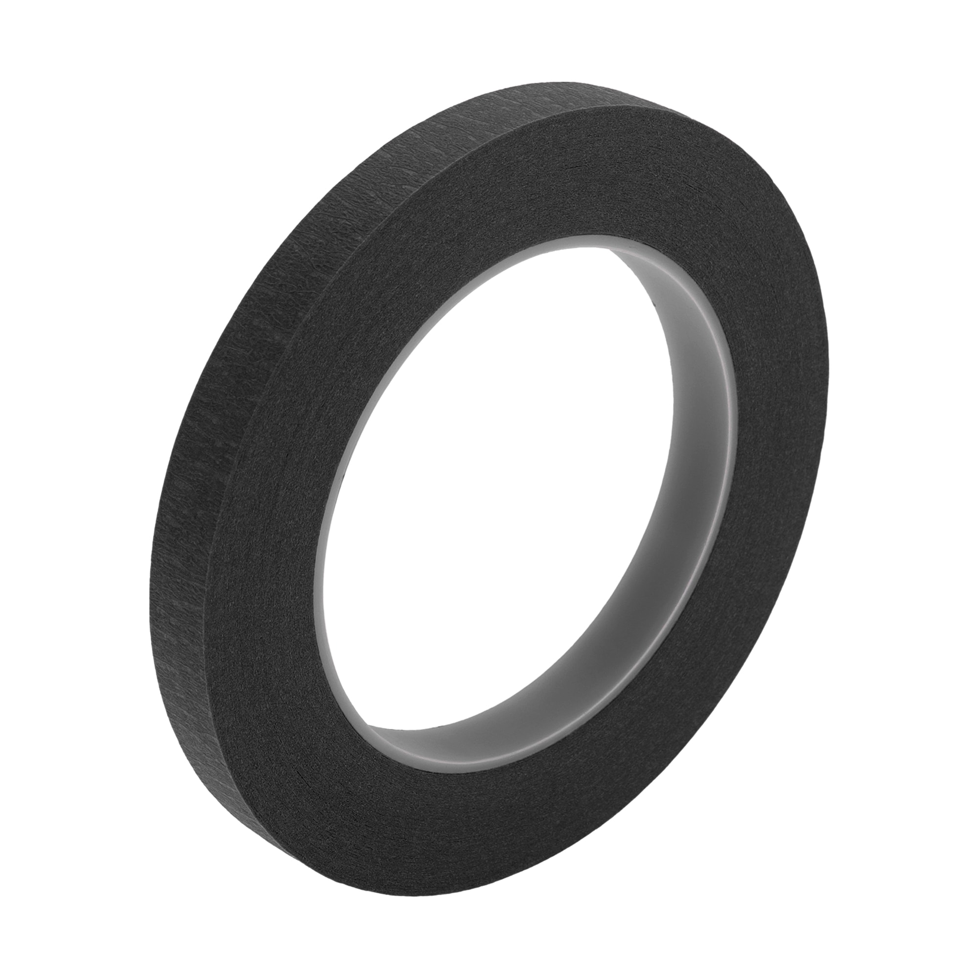 Unique Bargains Masking Tape 0.5 Inches x 32.8 Yards DIY Car Auto Paint Painters Tape Black 1pc