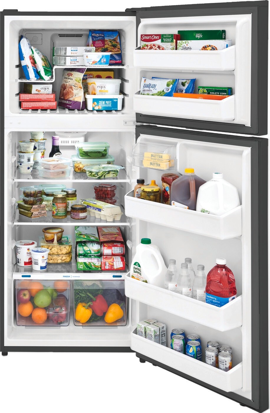 Frigidaire 17.6-cu ft Top-Freezer Refrigerator (Stainless Steel) ENERGY STAR
