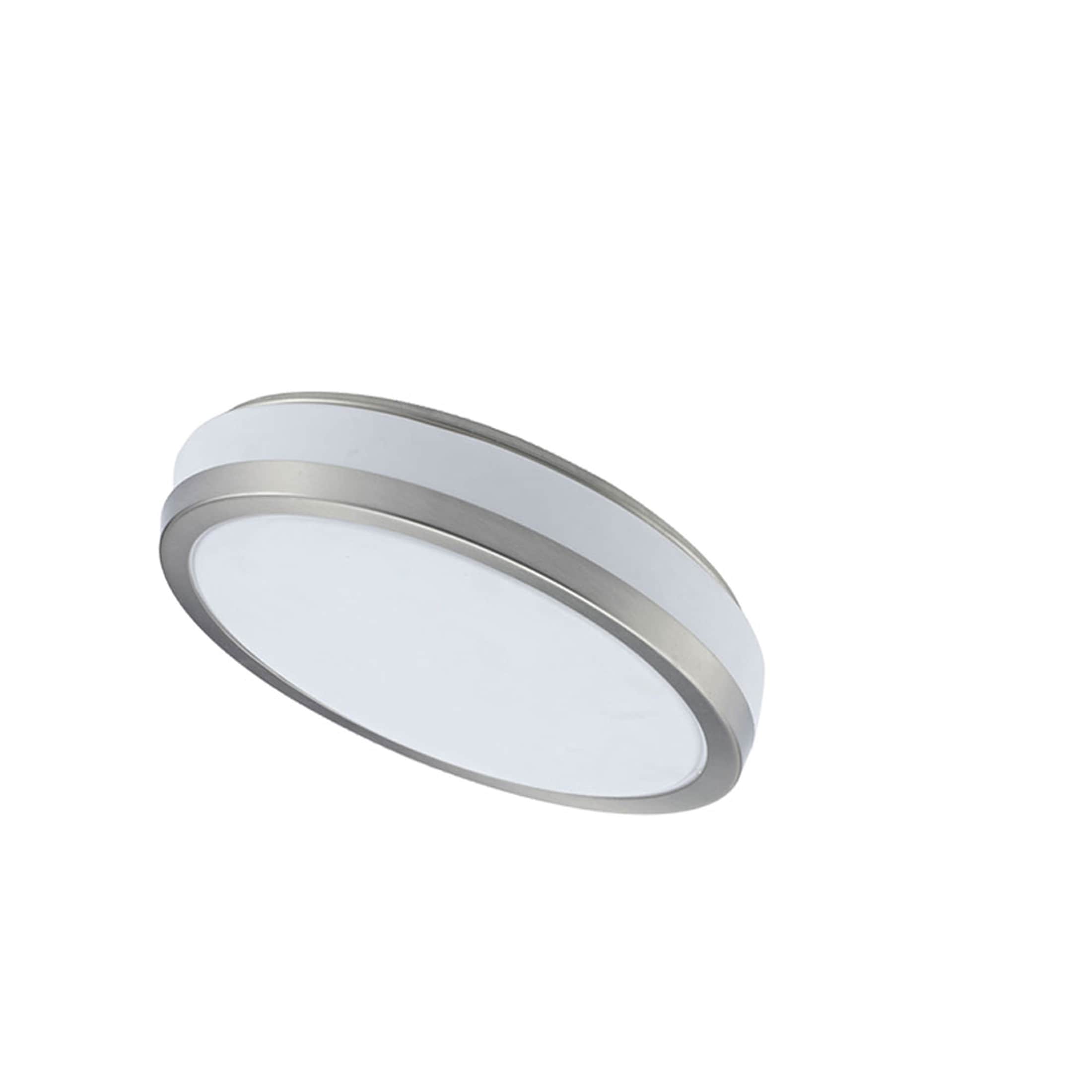 Dainolite CFLED-6008-SC ED 1-Light 8-in Opal White LED Flush Mount Light