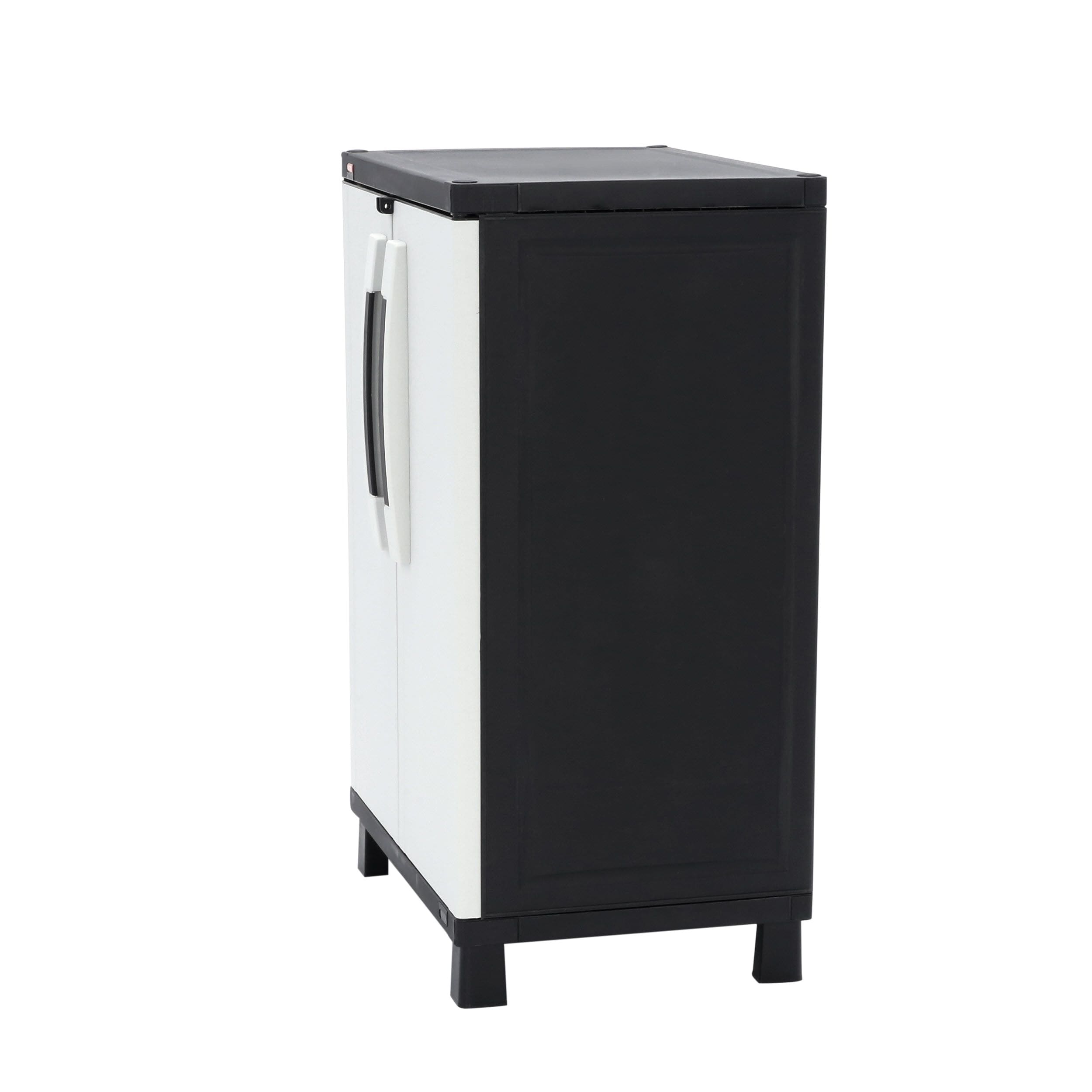 vaak gesmolten Schildknaap Keter Plastic Freestanding Garage Cabinet in Gray (25-in W x 38-in H x  17-in D) at Lowes.com