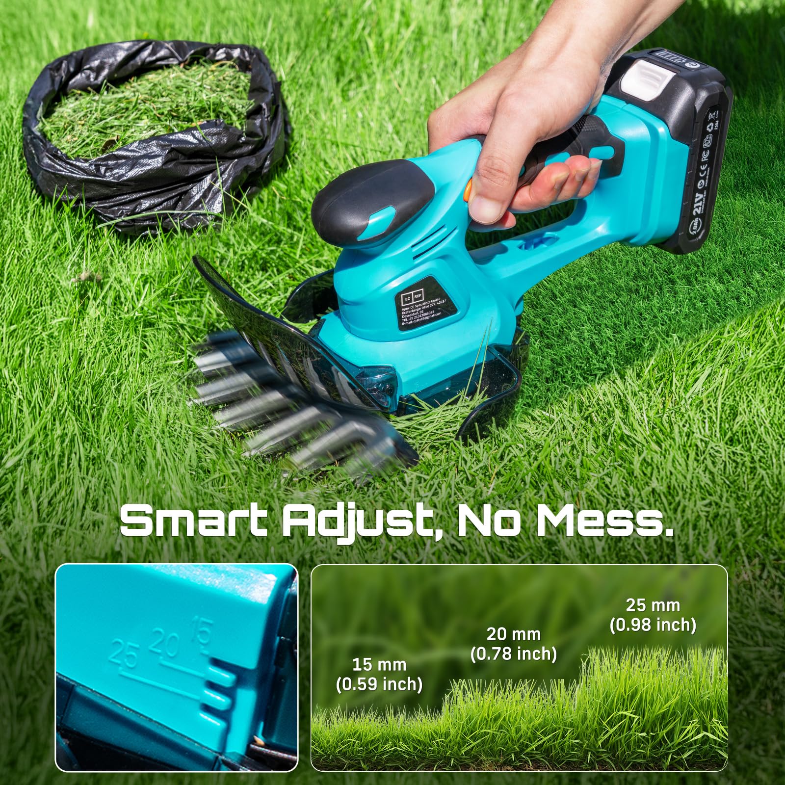 SeeSii OT8E601D Cordless-Hedge-Trimmers - View #8