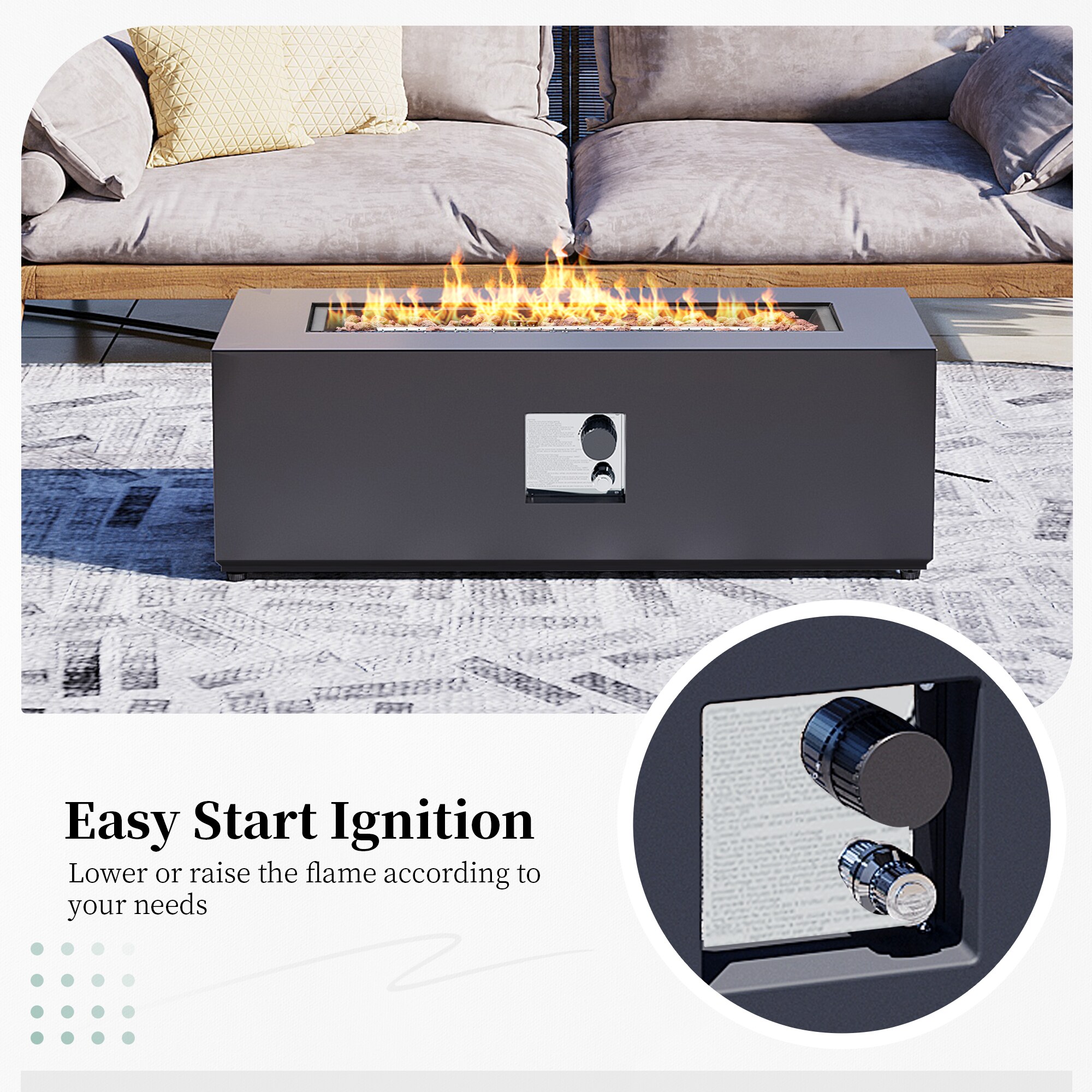 Patio Watcher 42TP-CFX-BROWN-KDWST Outdoor-Gas-Firepits - View #5
