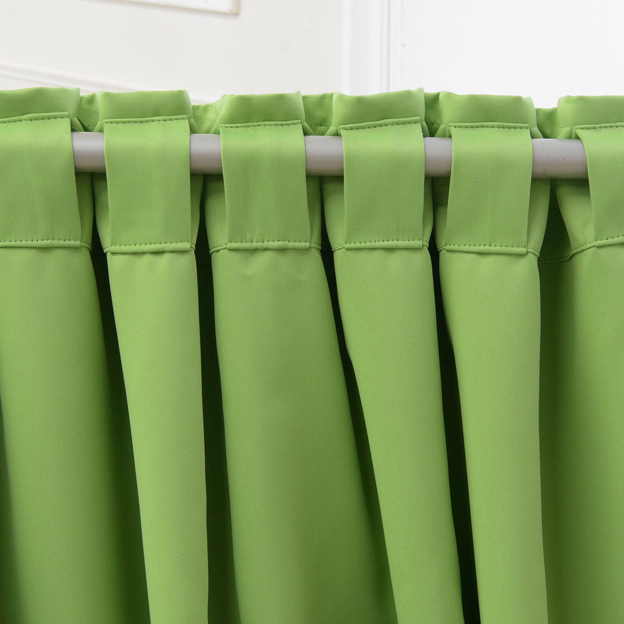 Best Home Fashion SOLID-84-GREEN curtains - View #3