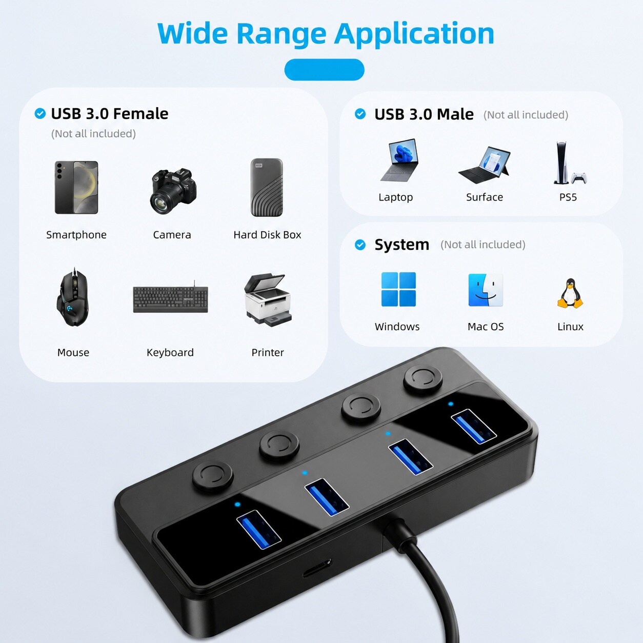 Adrinfly LAD0811D043 Usb-Cable - View #7