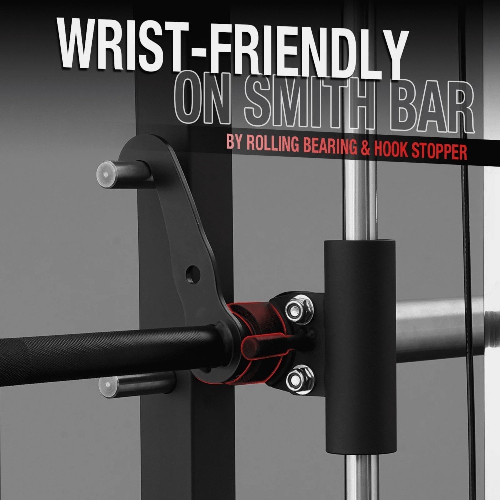 Mikolo M4 Smith Machine Package- 2200 lbs Power Rack Cage-800LBS ...